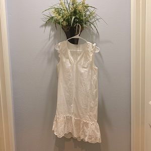 Madewell White Eyelet XXSmall Dress